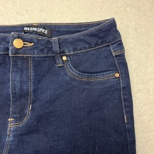 Blue Spice Jeans Womens 9 Indigo Skinny Repreve Stretch Denim Dark Wash Casual